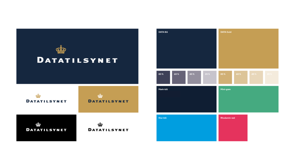 Logo og farver for Datatilsynet