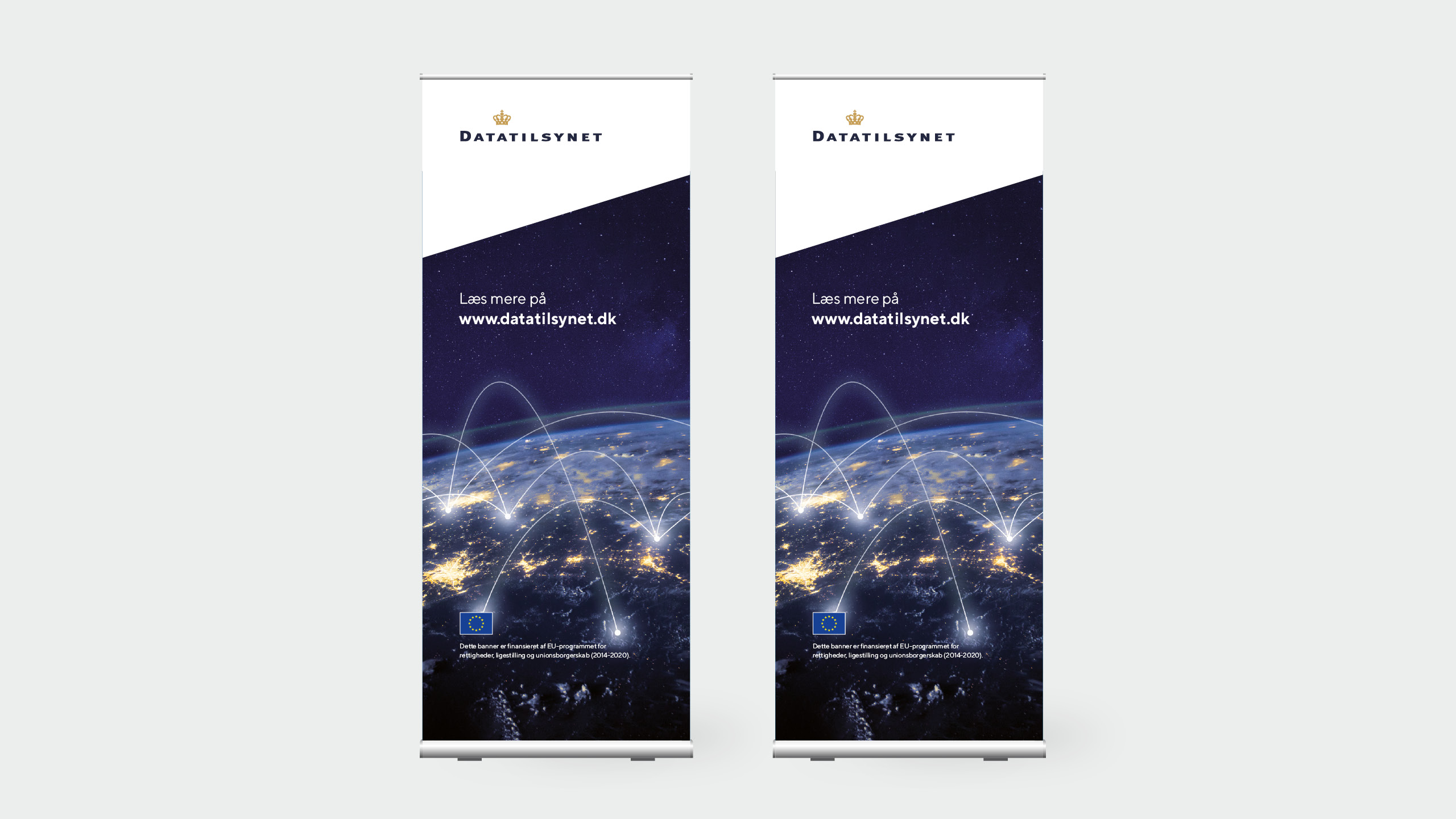Roll-up-bannere for Datatilsynet