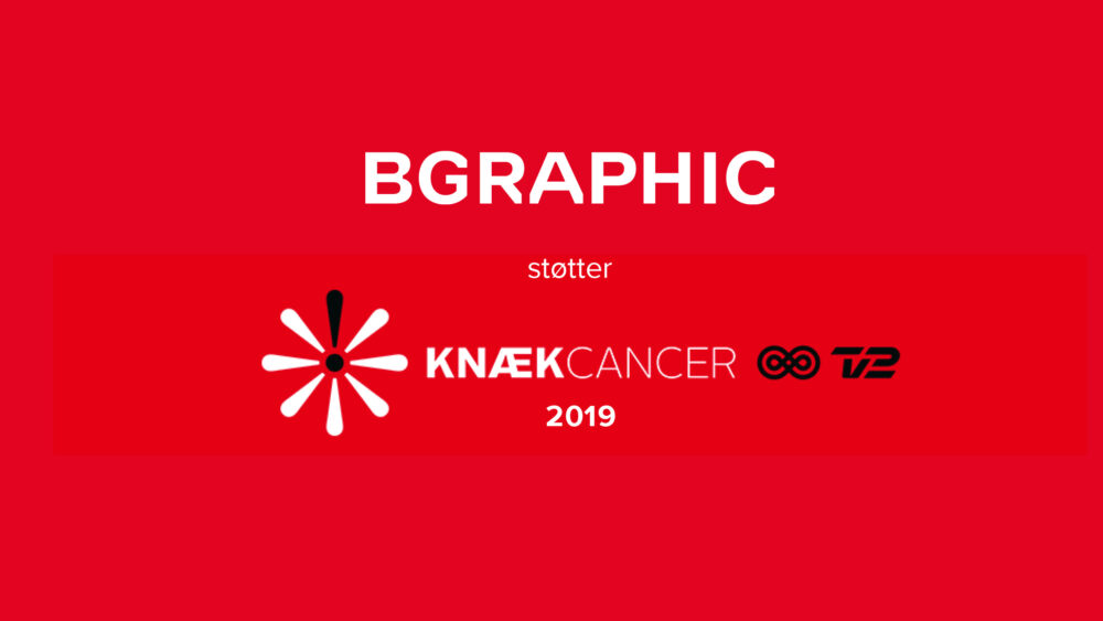 BGRAPHIC støtter Knæk Cancer 2019