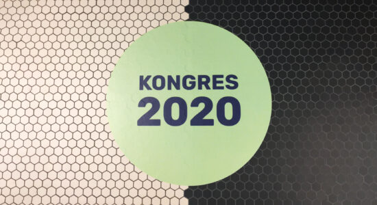 Danmarks Lærerforening Kongres 2020 floor sticker