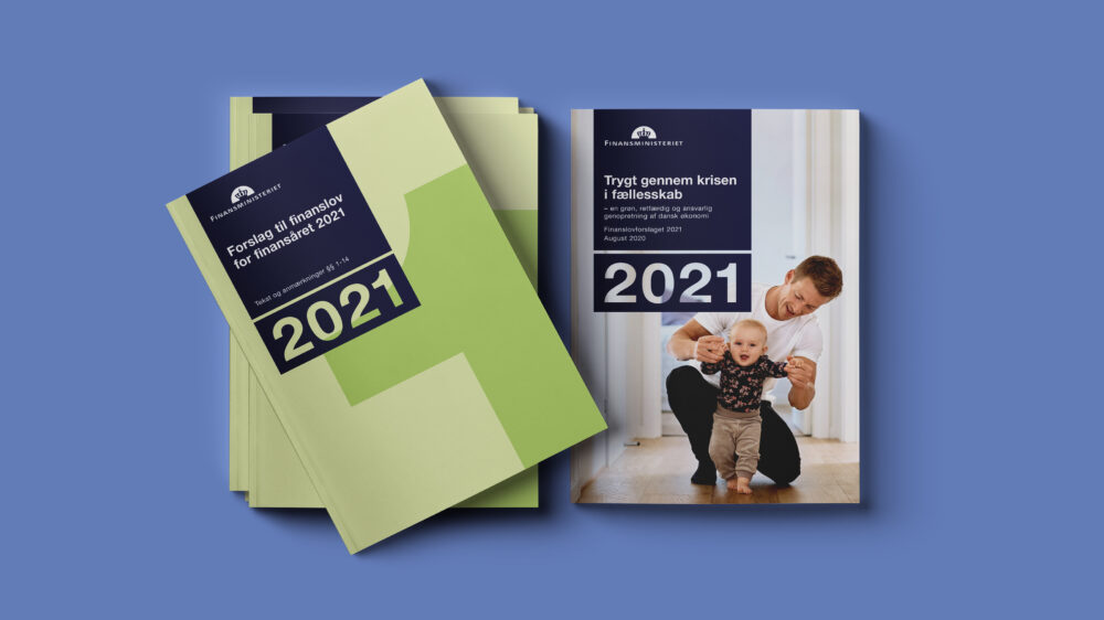 Finanslov og publikationsdesign for Finansministeriet