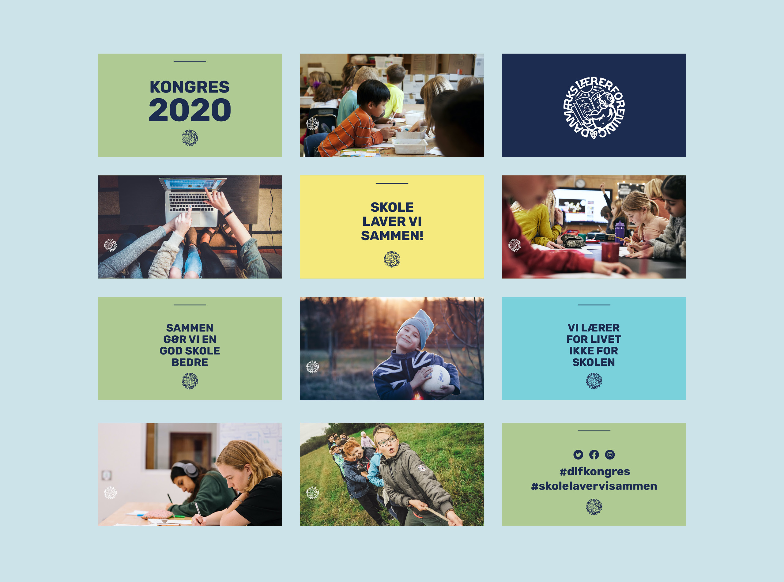 Danmarks Lærerforening Kongres 2020 PowerPoint pause slideshow