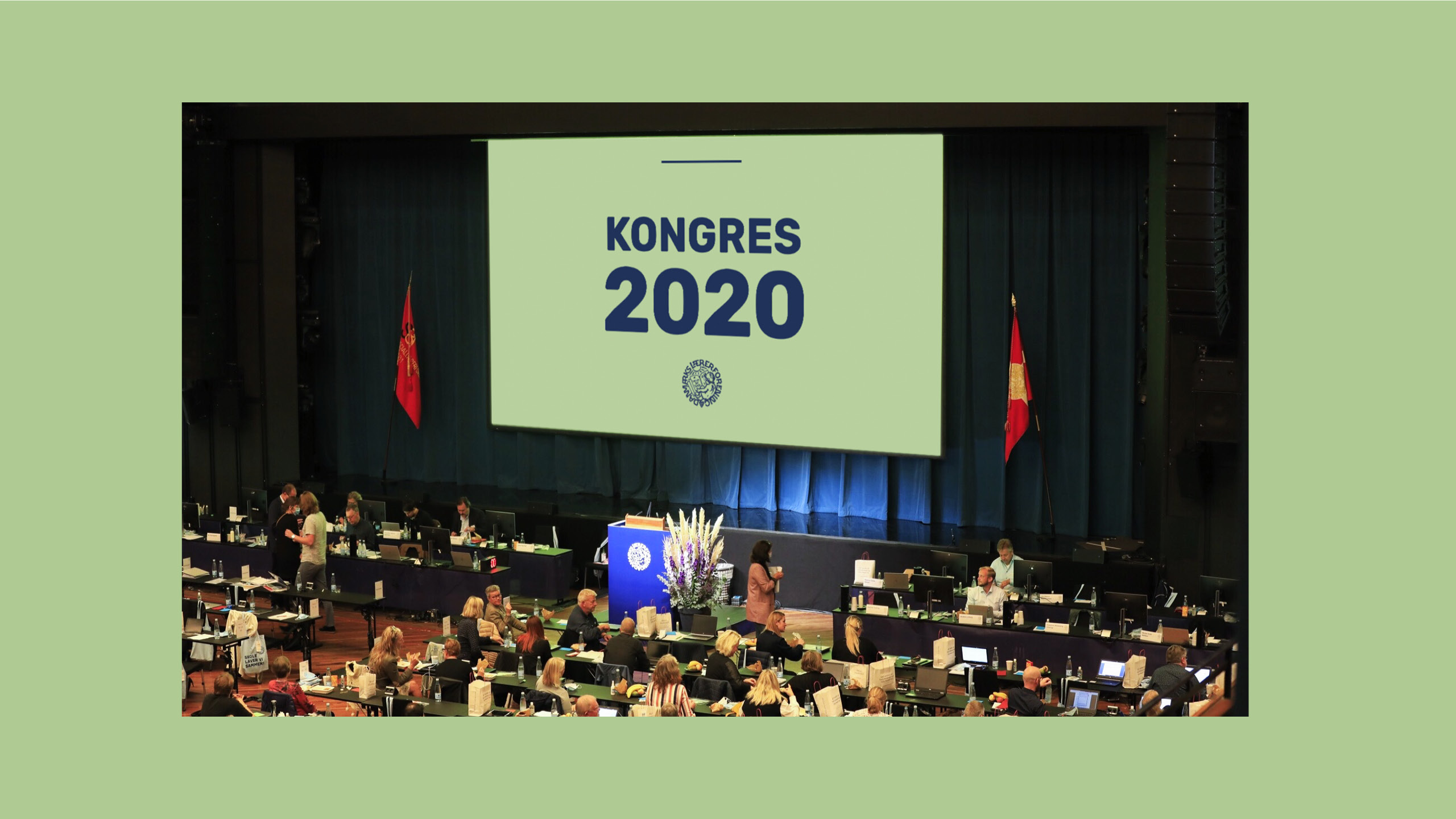 Danmarks Lærerforening Kongres 2020 salen med publikum