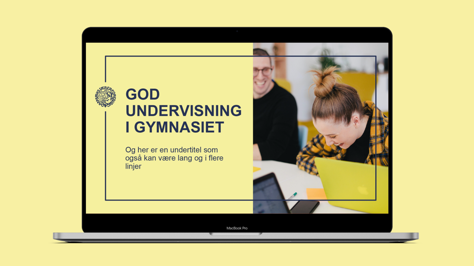 Danmarks Lærerforening PowerPoint-skabelon