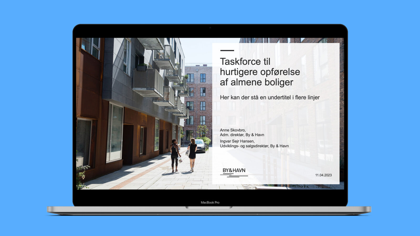 BY & HAVN PowerPointskabelon