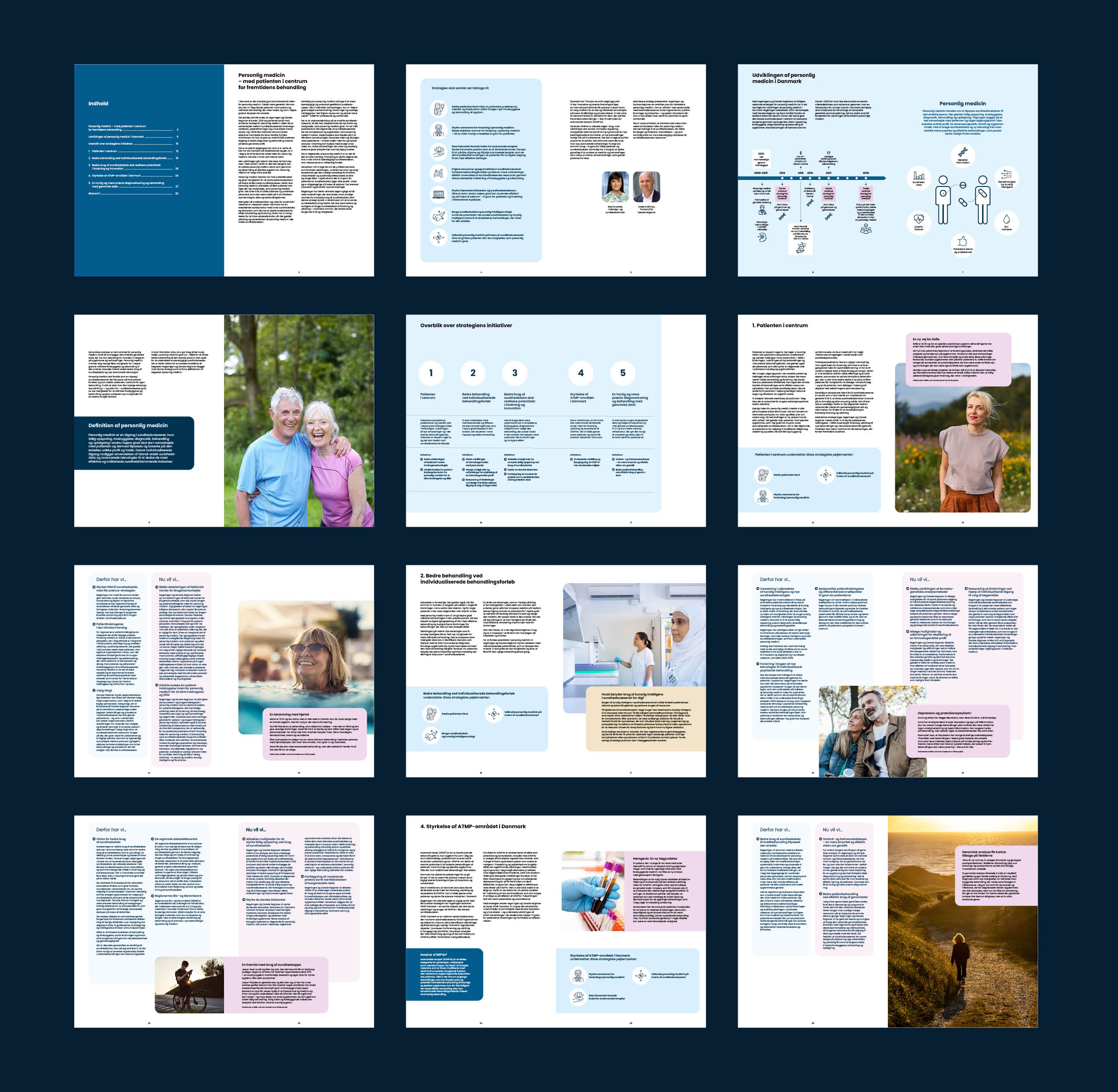 Rapportdesign for Indenrigs- og Sundhedsministeriet